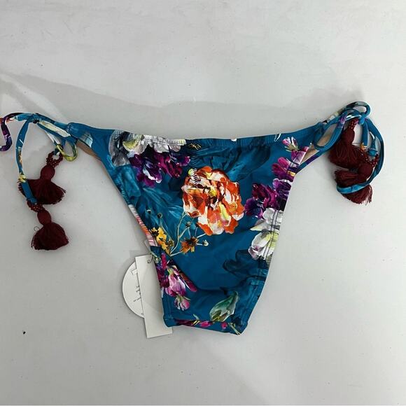 Pilyq Spiritual Bloom Beaded Bikini Bottoms Size Large NWT - Picture 5 of 6